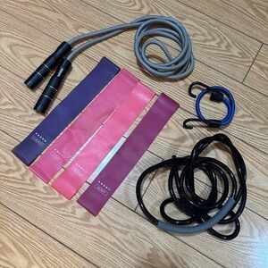 Set of Resistance Bands and Jump Ropes